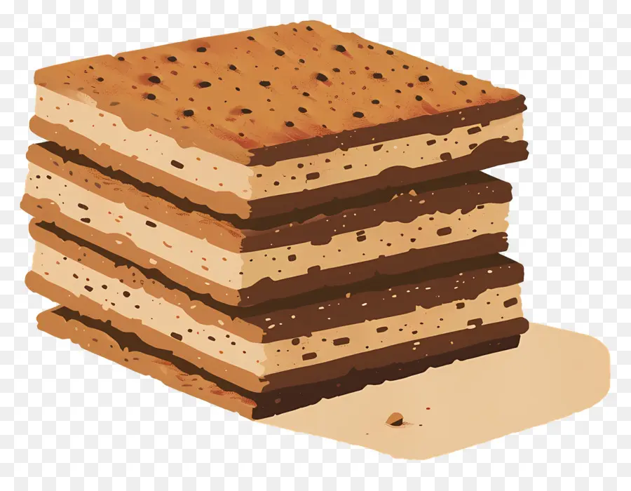 Graham Cracker，Galletas Con Chispas De Chocolate PNG