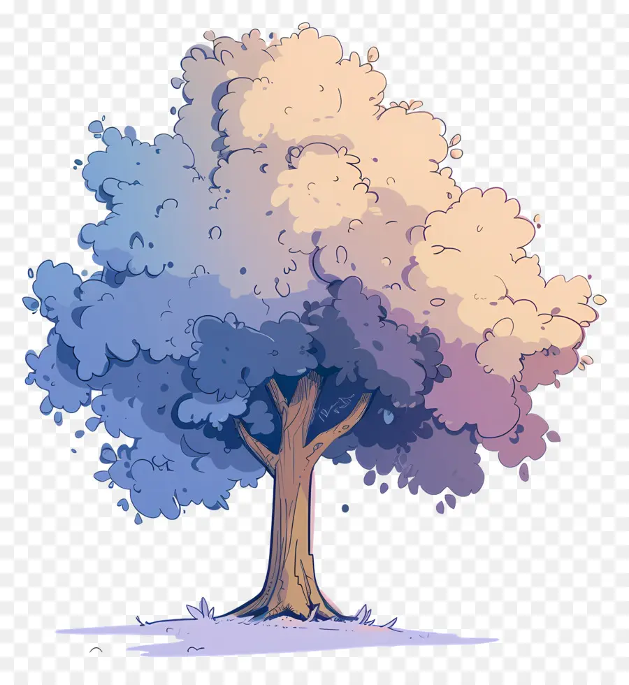 Árbol，Las Hojas Azules PNG