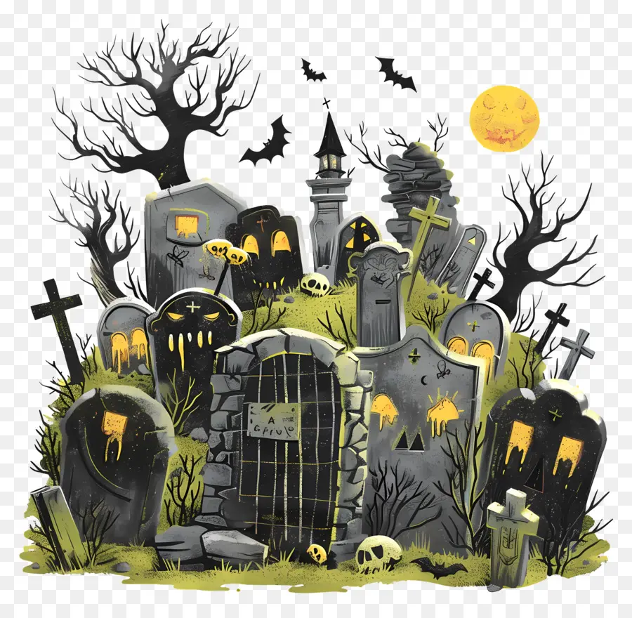 Cementerio De Halloween，Halloween PNG