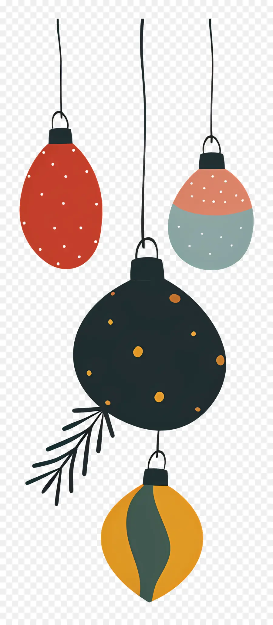 Adornos De Navidad，Decoraciones Colgantes PNG