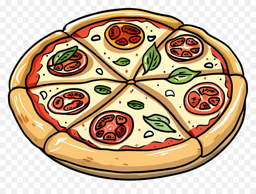 Pizza，Los Tomates PNG