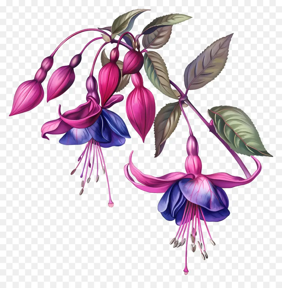 Fucsia Flores，Fucsia PNG