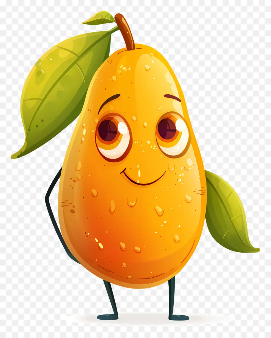 Dibujos Animados De Mango，Dibujos Animados De Frutas PNG