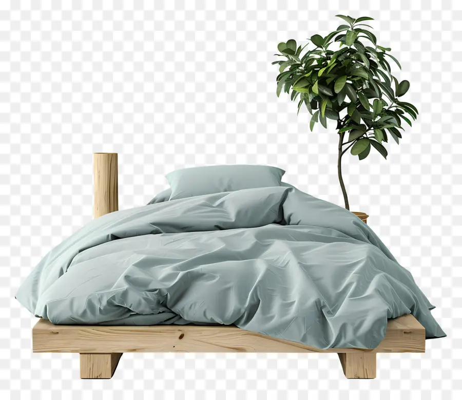 Cama Individual，Cama De Madera PNG