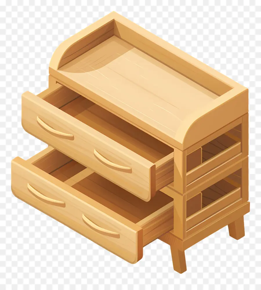 Dresser，Tocador De Madera PNG