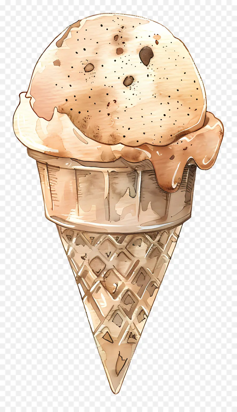 Helado，Cono De Helado PNG