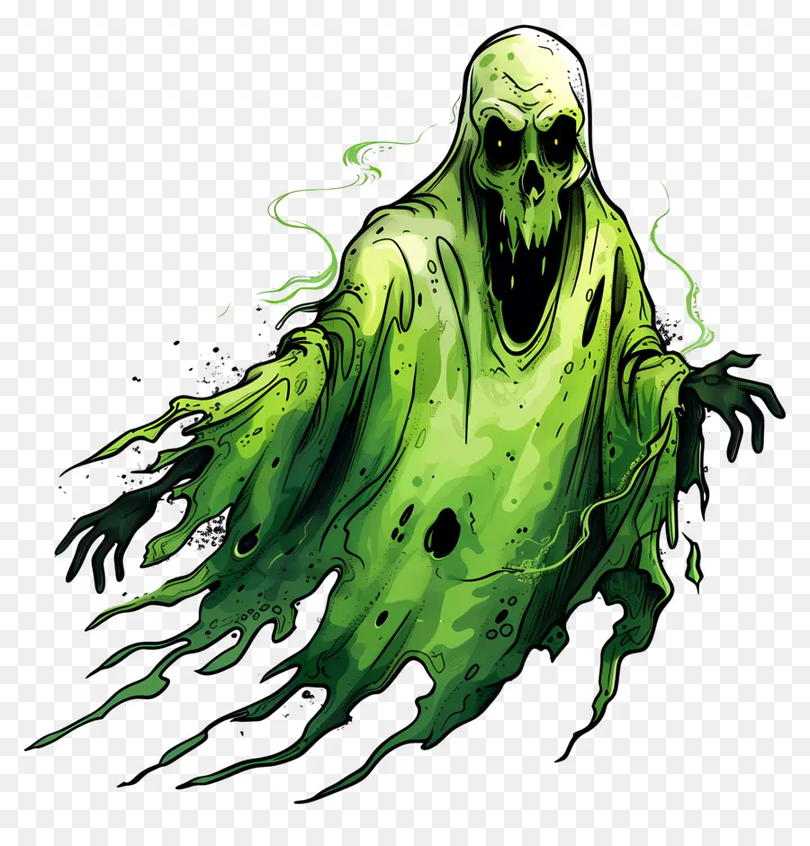 Halloween Fantasma，Fantasma Malvado PNG