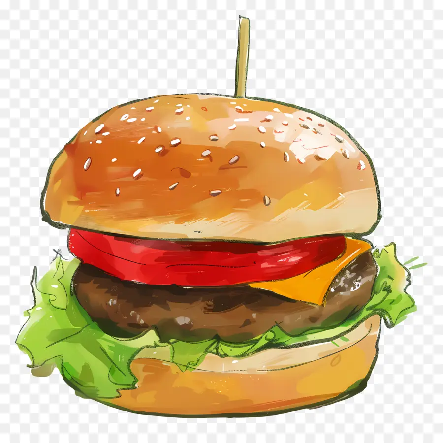 Hamburgo，Hamburguesa De Carne PNG