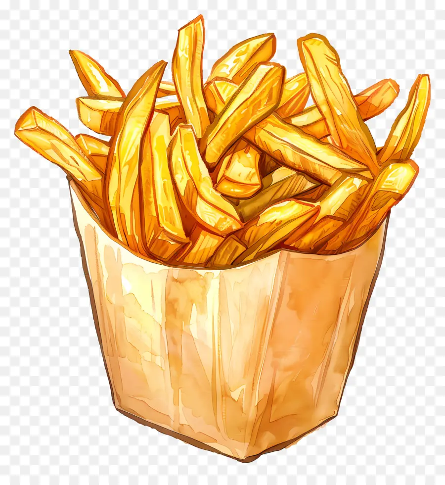 Las Papas Fritas，Dibujos Animados PNG