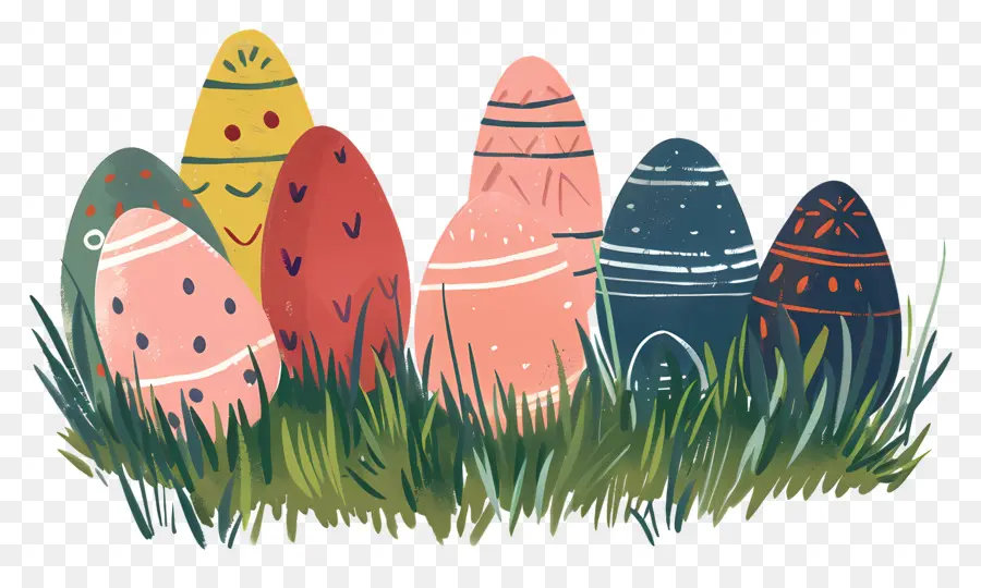 Los Huevos De Pascua，Decoraciones De Pascua PNG