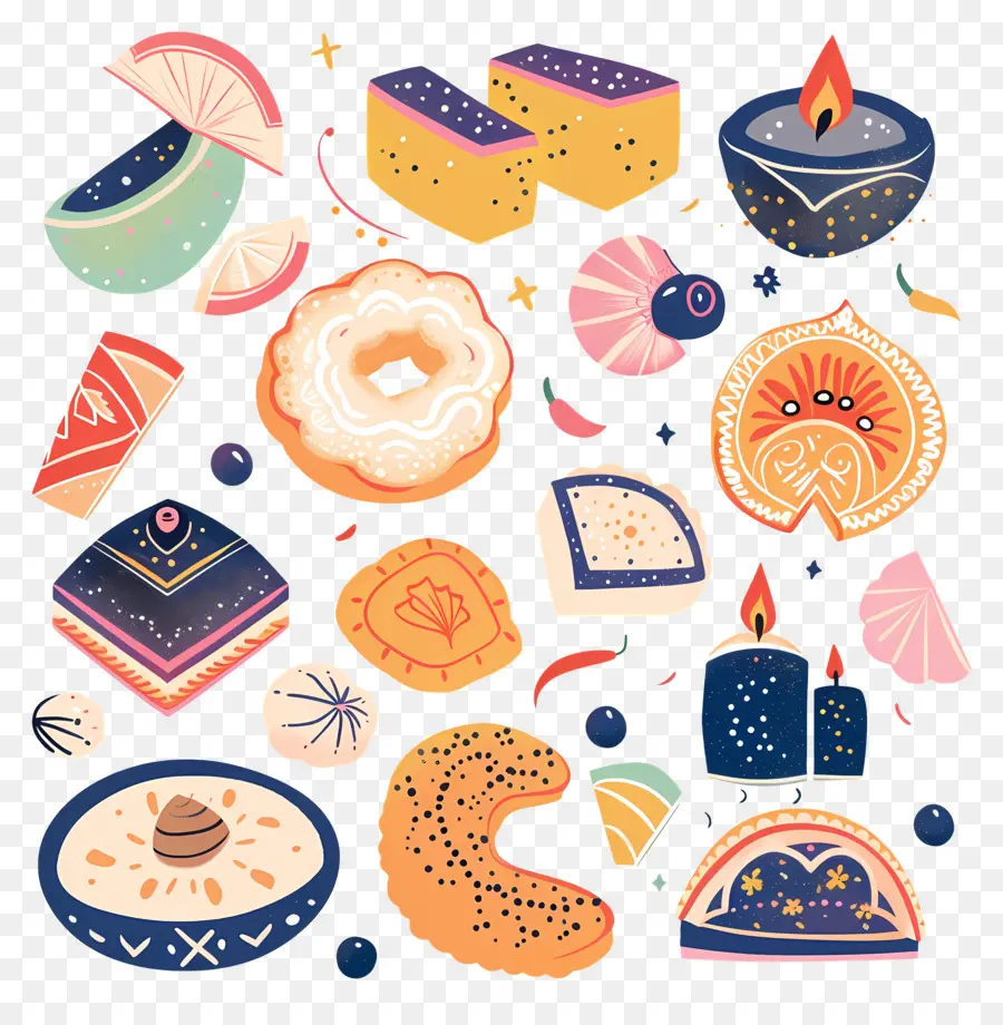 Dulces De Diwali，Las Cookies PNG