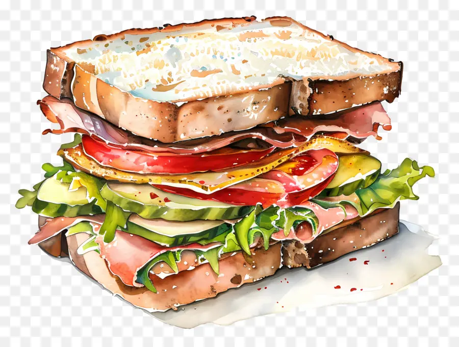 Sandwich，La Carne PNG