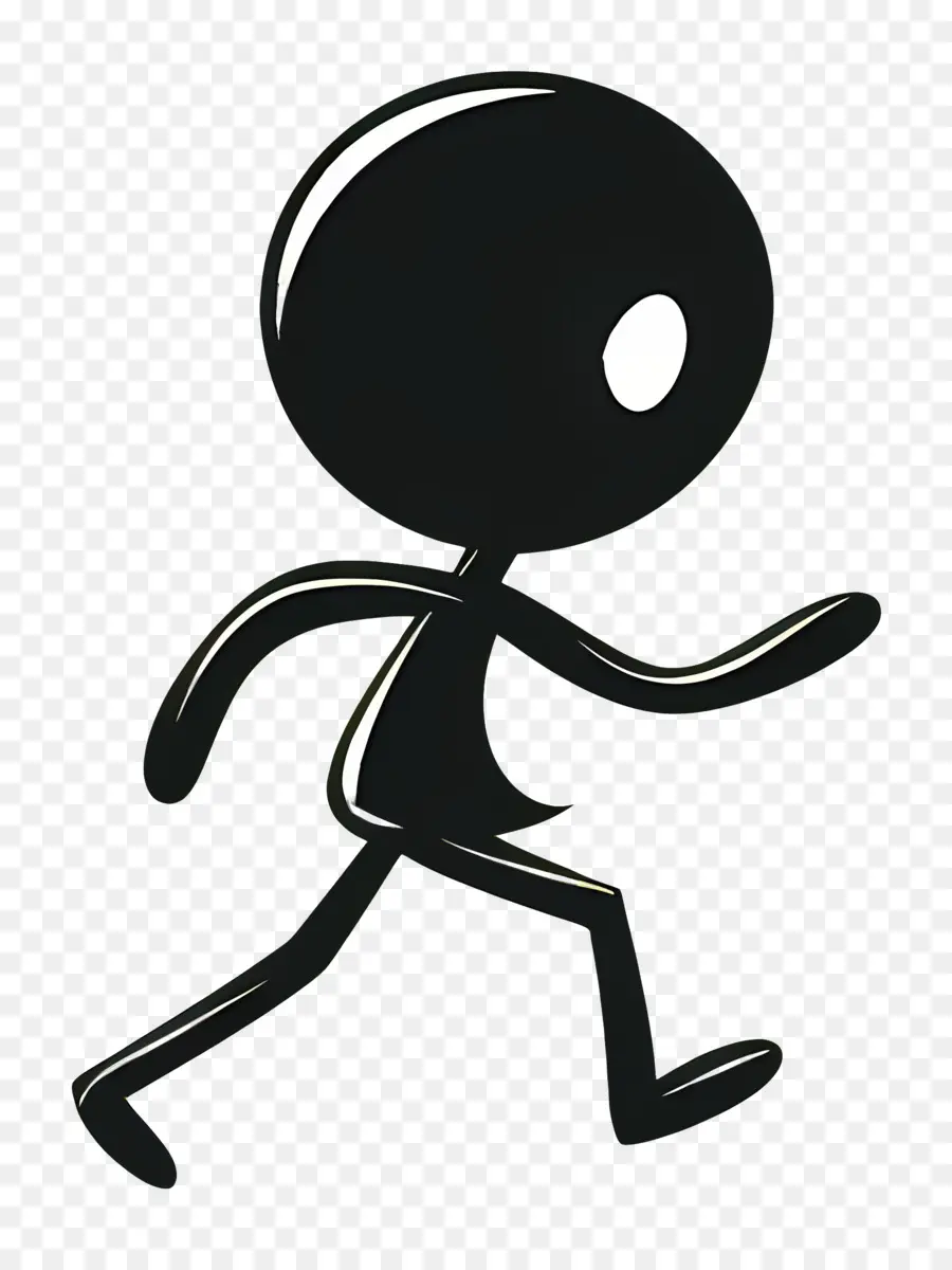 Stick Figure En Ejecución，Figura De Palo PNG