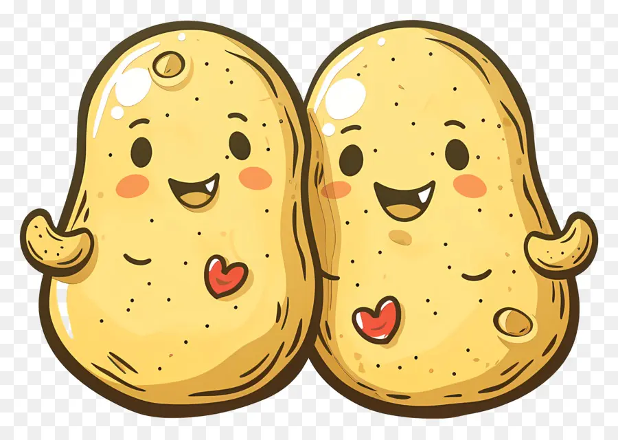 De Dibujos Animados De Patatas，Linda Ilustración PNG