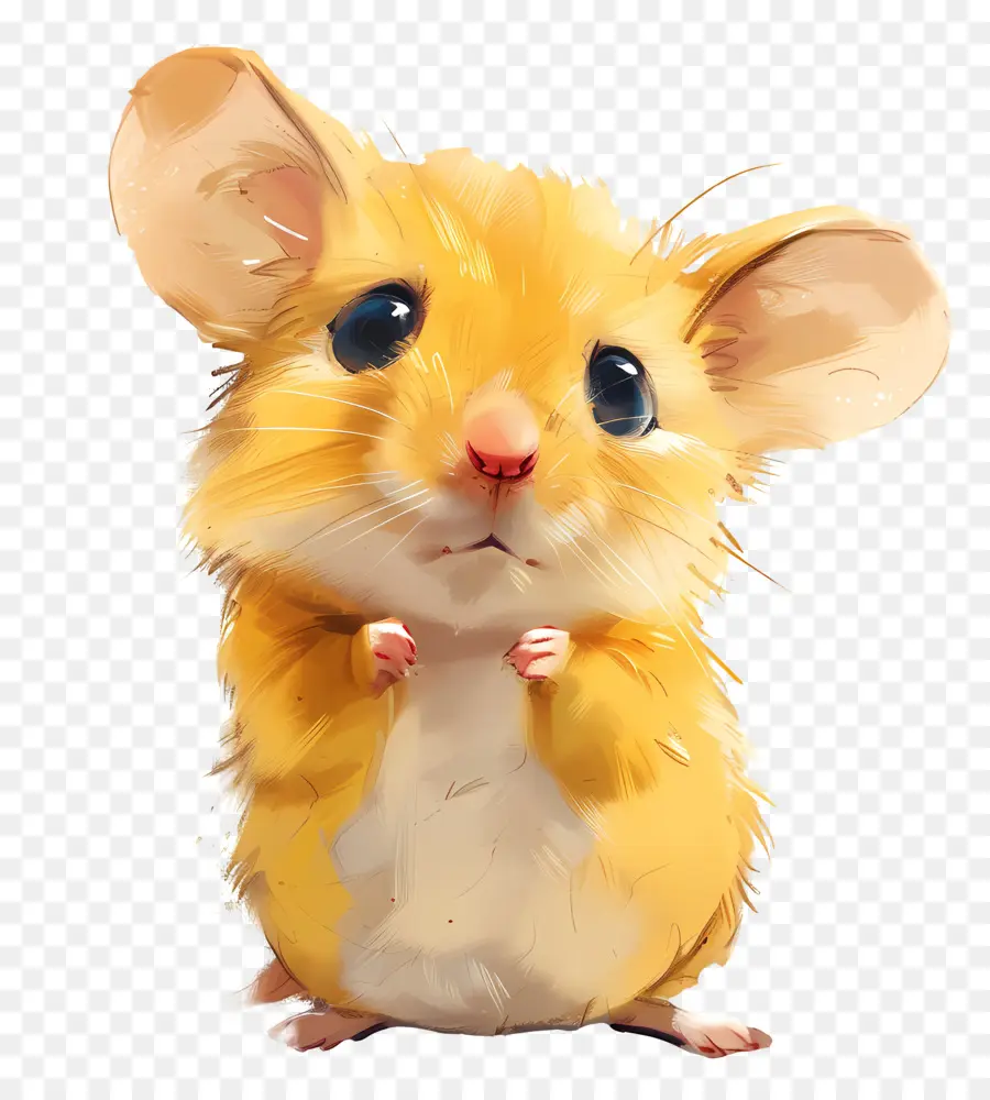 Lindo Ratón，Amarillo Ratón PNG