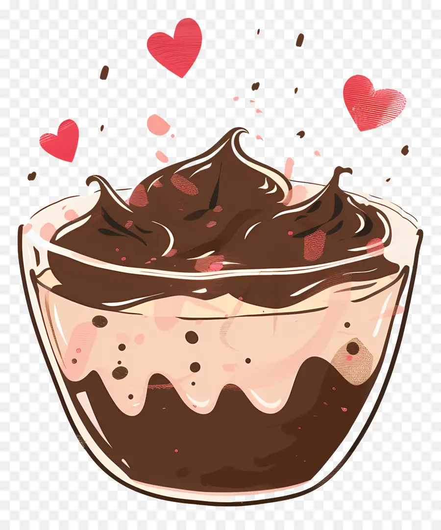 Pudín De Chocolate，Pastel De Mousse De Chocolate PNG