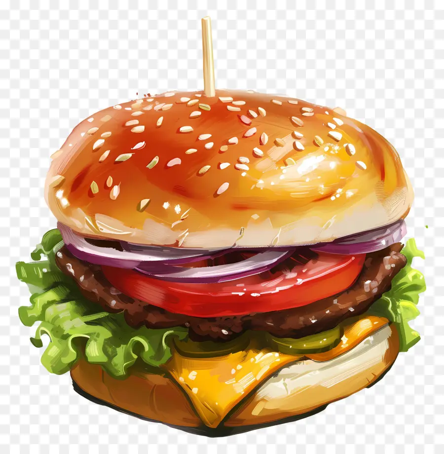 Hamburgo，Hamburguesa Con Queso PNG