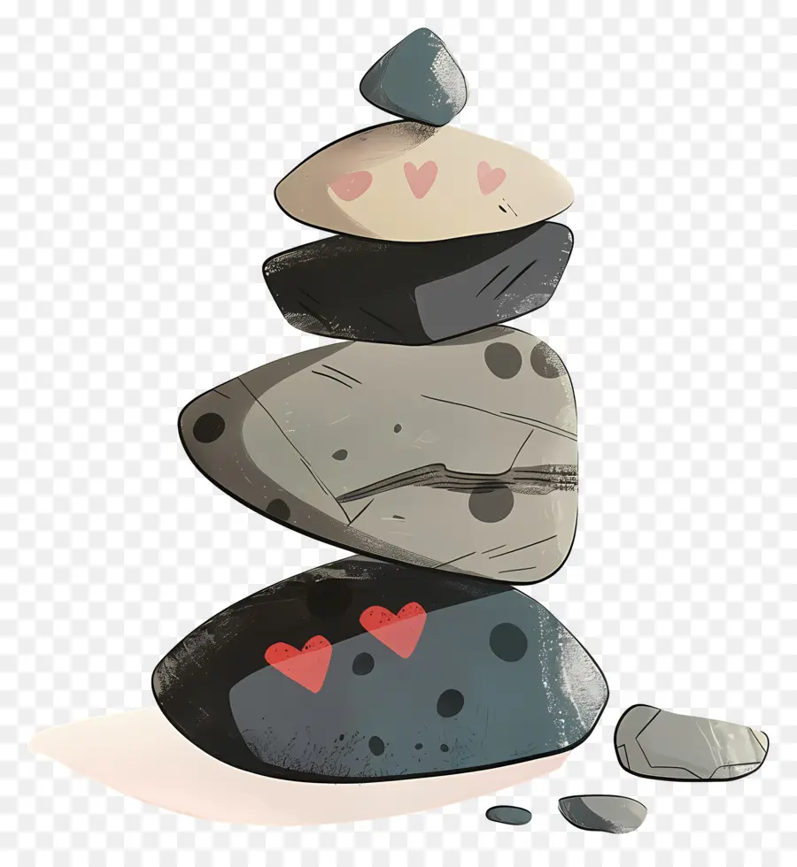 Apilamiento De Piedras，Piedras Apiladas PNG