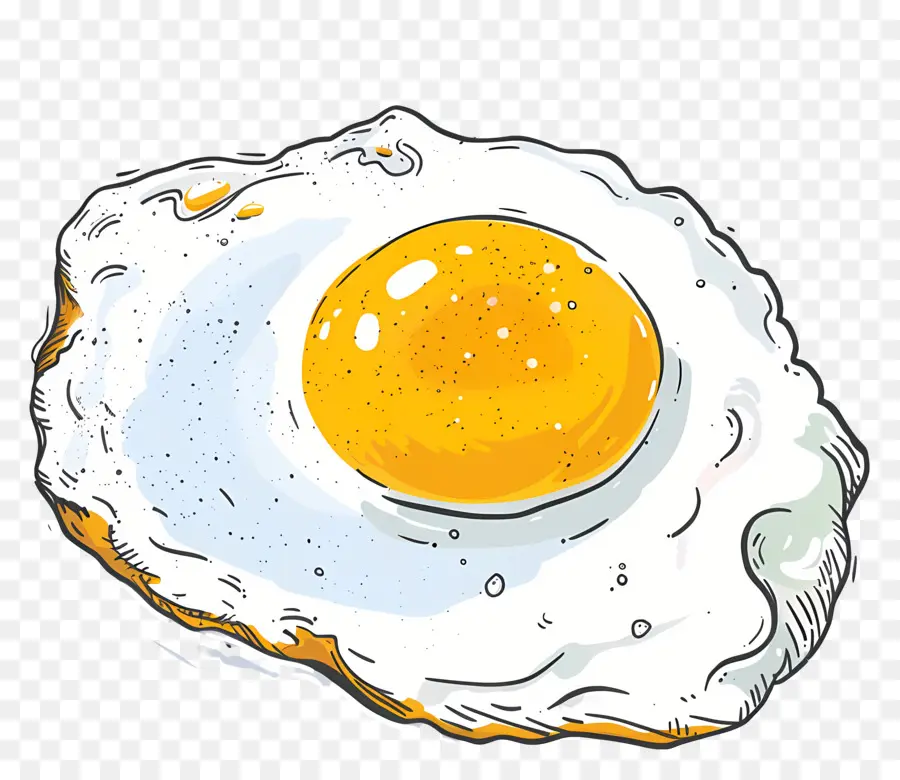 Huevos Fritos，Huevo Frito PNG