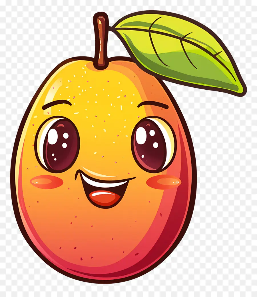 Dibujos Animados De Mango，Dibujos Animados De Frutas PNG