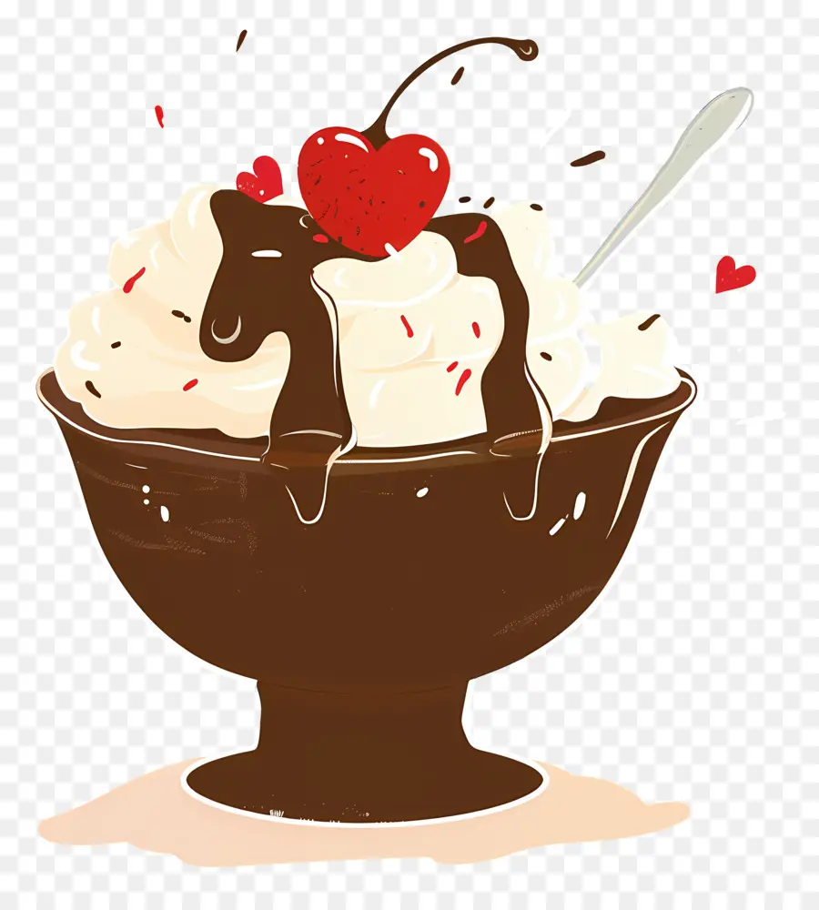 Pudín De Chocolate，Helado De Chocolate PNG