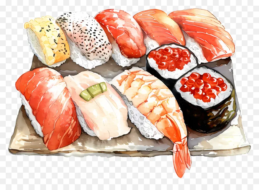 Sushi，Salmón PNG