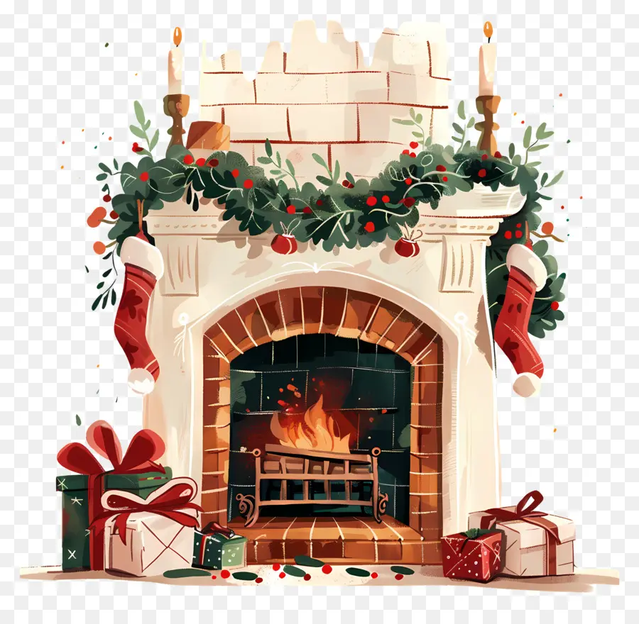 La Navidad Chimenea，Chimenea PNG