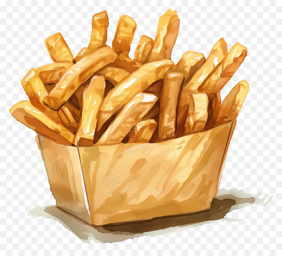 Las Papas Fritas，Comida Rápida PNG