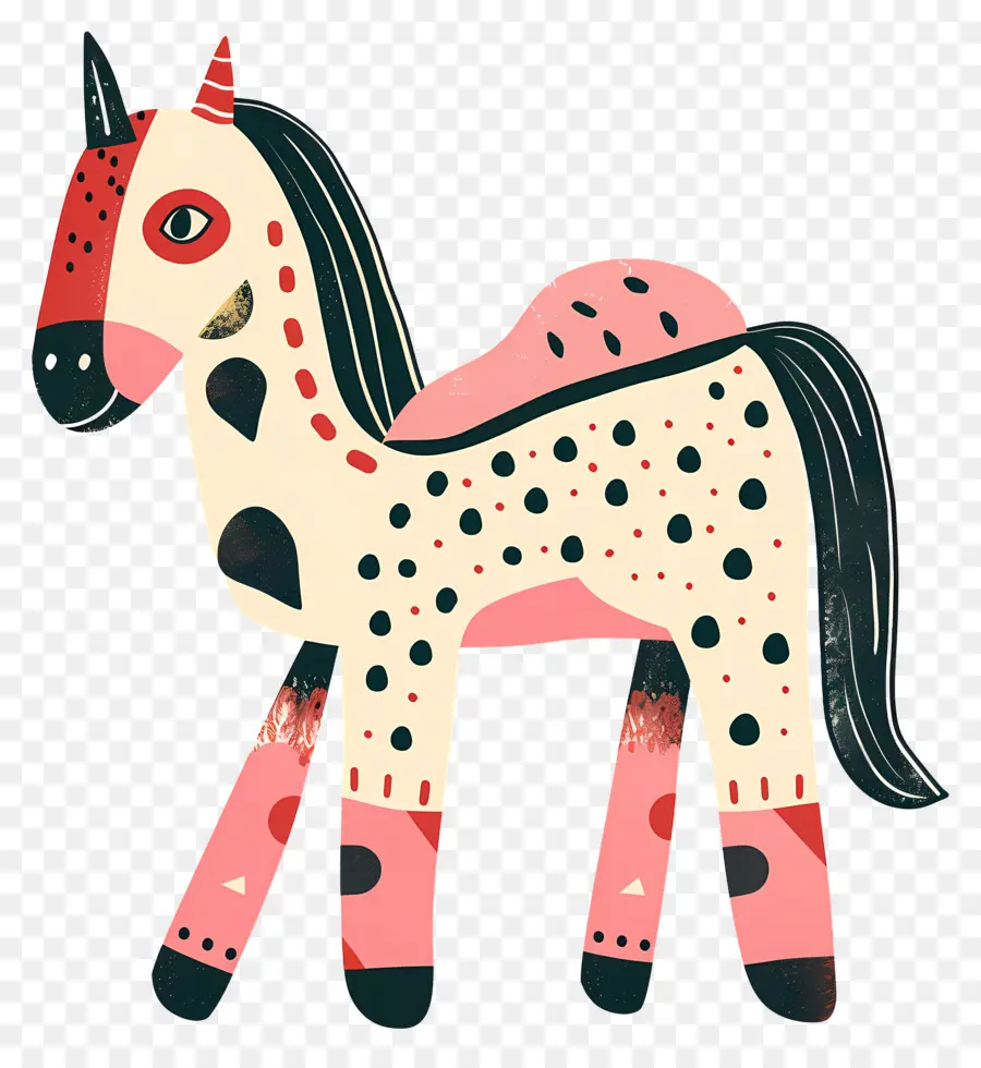 Dibujos Animados De Caballos，Spotted Horse PNG