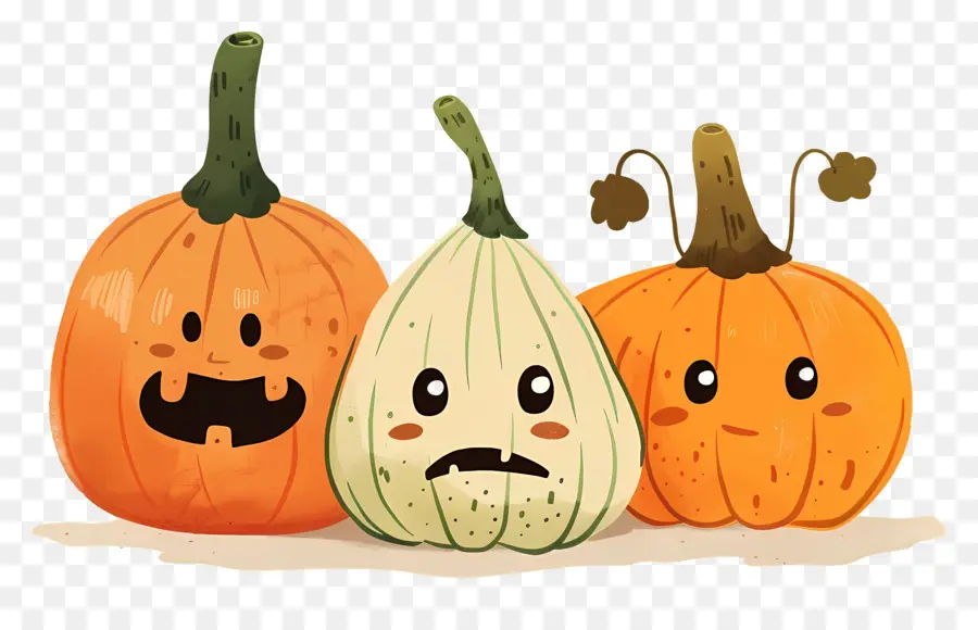 Calabazas De Halloween，De Dibujos Animados De Las Calabazas PNG