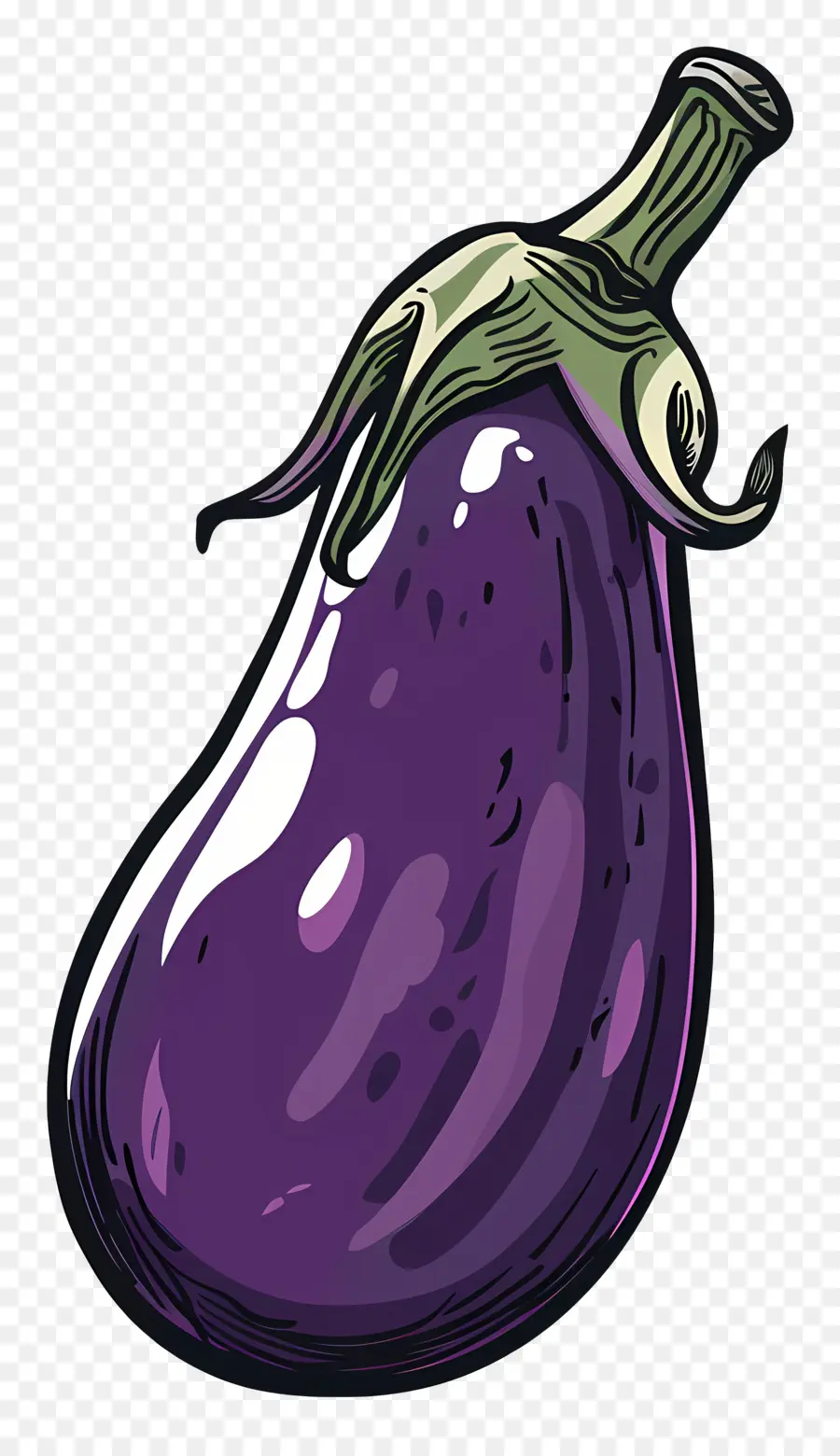 La Berenjena，Vegetal Púrpura PNG