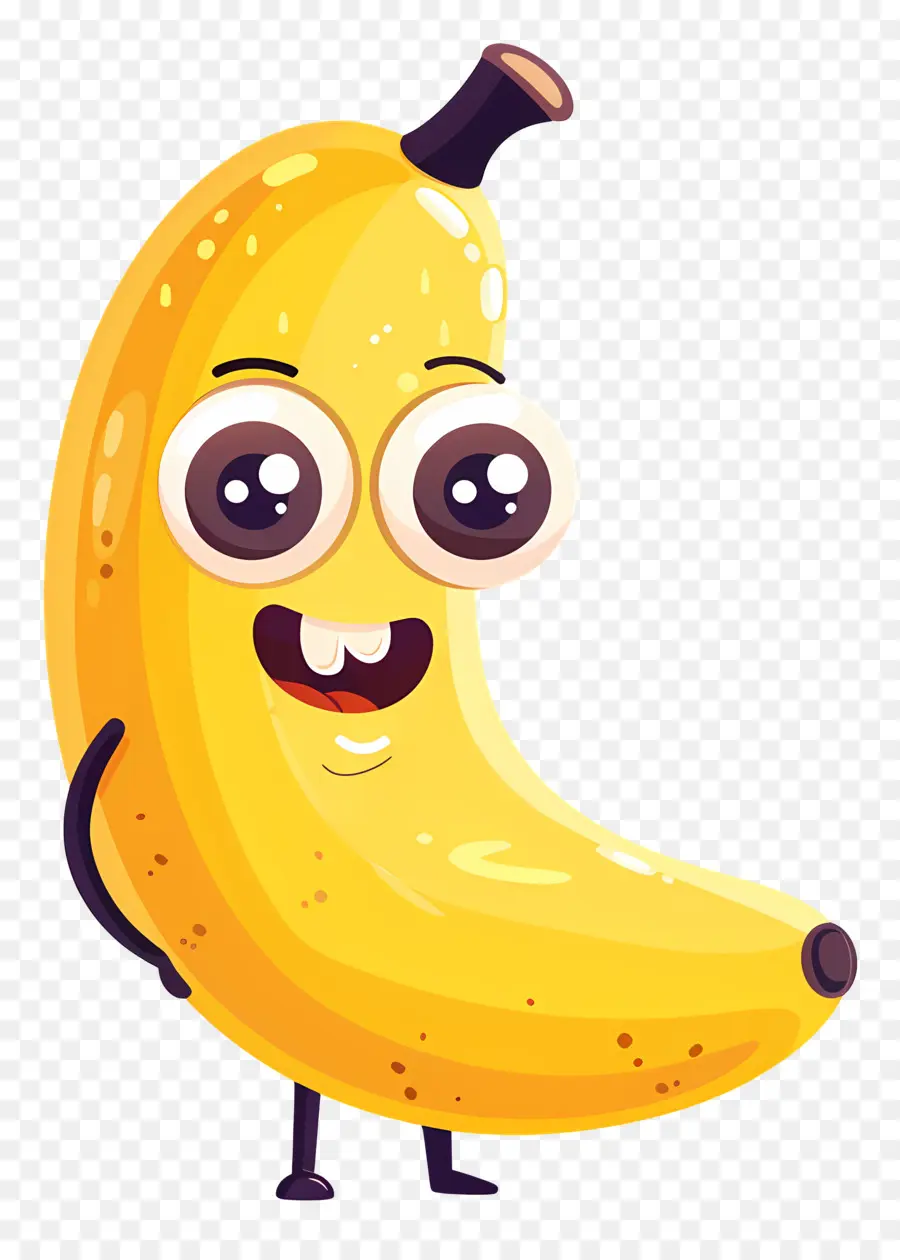 Dibujos Animados De Plátano，Lindo Personaje De Plátano PNG