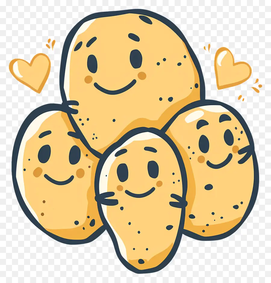 De Dibujos Animados De Patatas，Patatas PNG