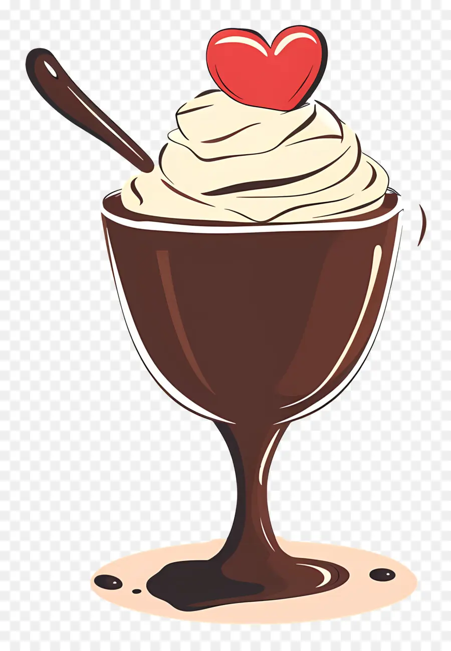 Pudín De Chocolate，El Helado De Chocolate PNG