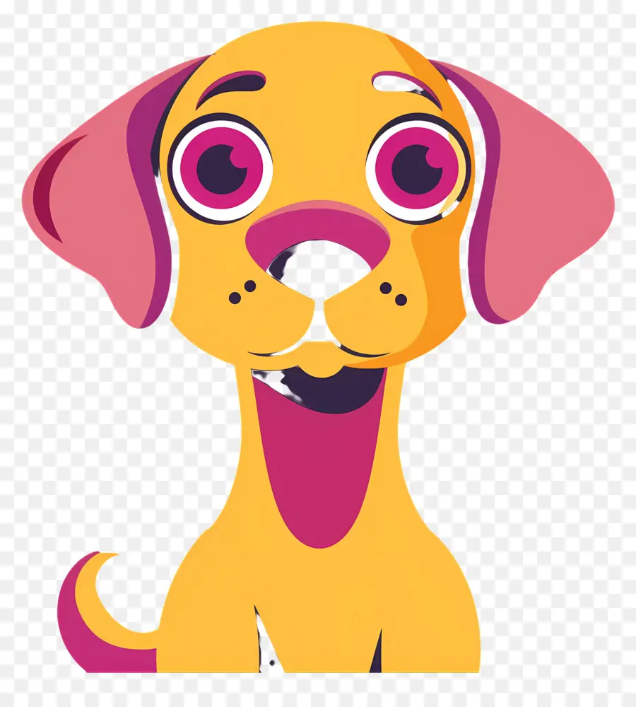 Perro De Dibujos Animados，Ojos Grandes PNG