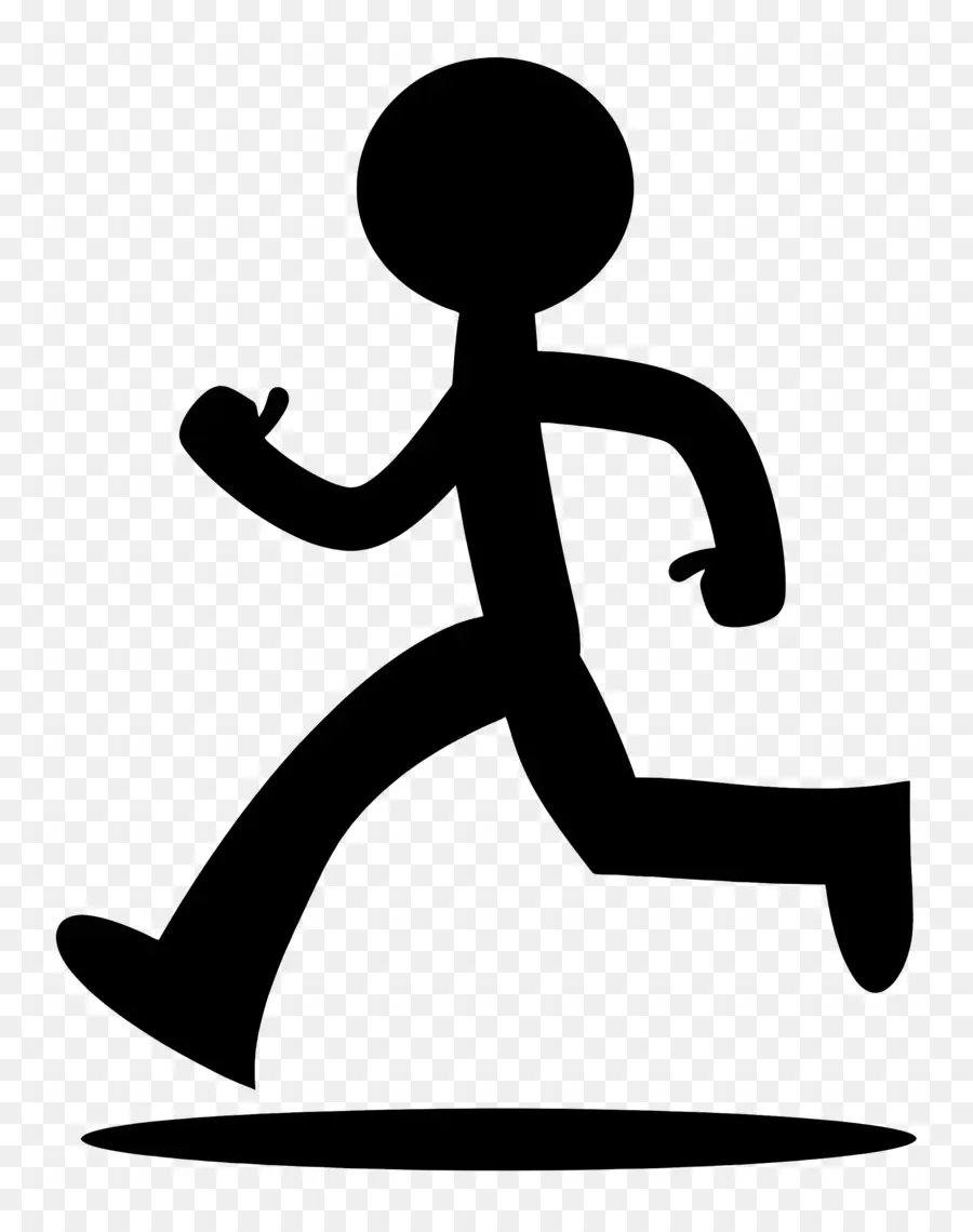 Stick Figure En Ejecución，Figura De Palo PNG