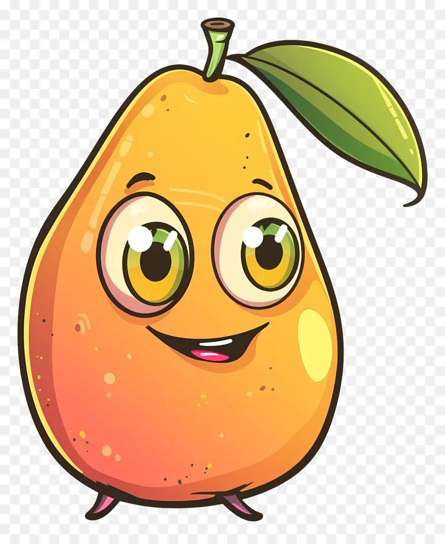 Dibujos Animados De Mango，Dibujos Animados De Frutas PNG