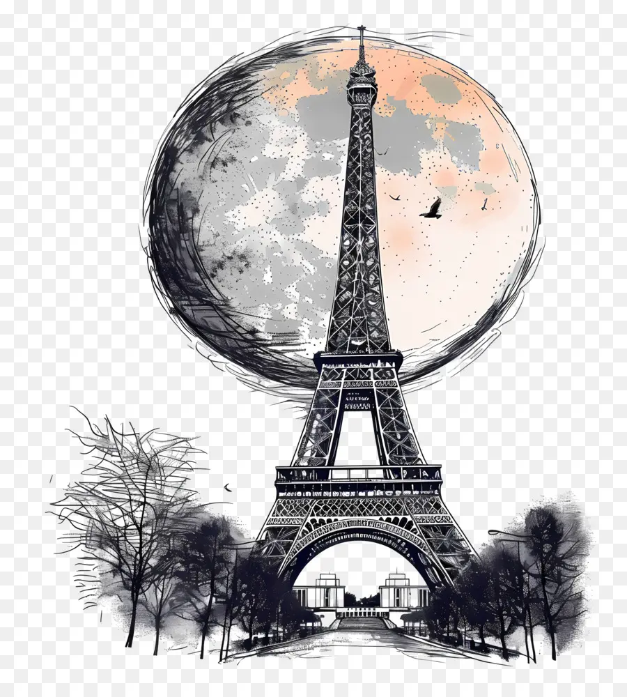 Eiffel，París PNG