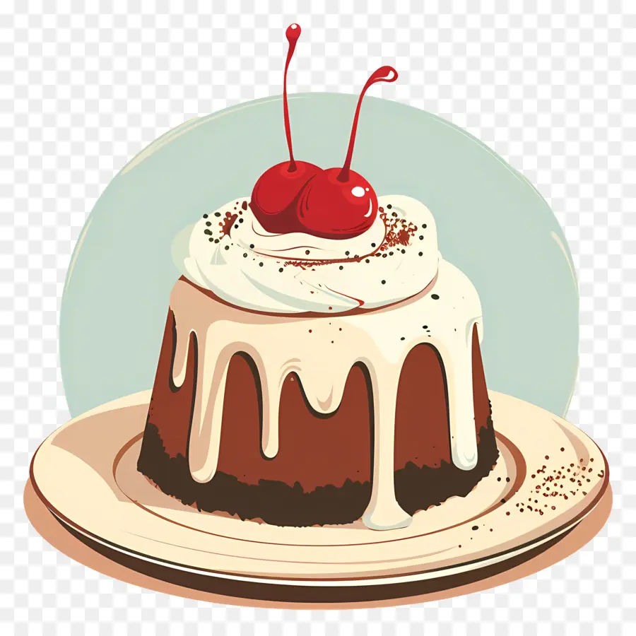 Pastel De Postre，Pastel De Chocolate PNG