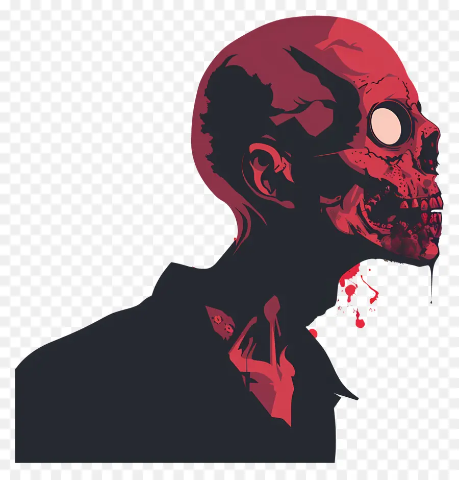 Zombie，Silueta PNG