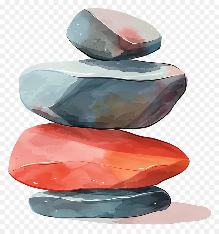 Apilamiento De Piedras，Piedras Apiladas PNG