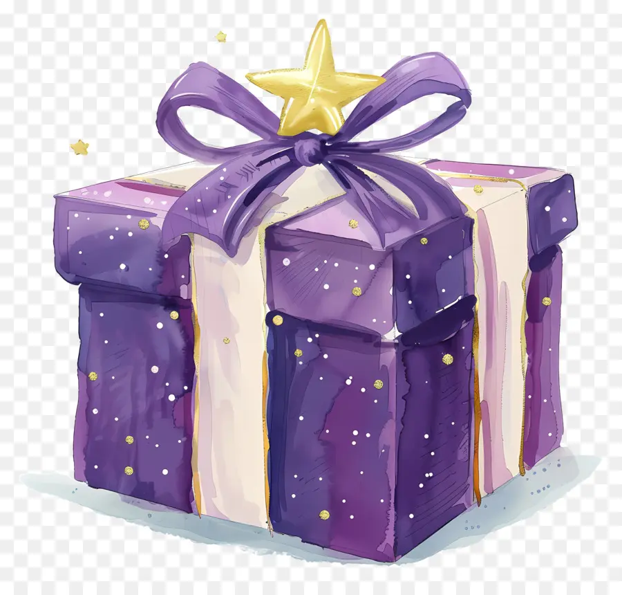 Púrpura De Regalo，Púrpura Caja De Regalo PNG