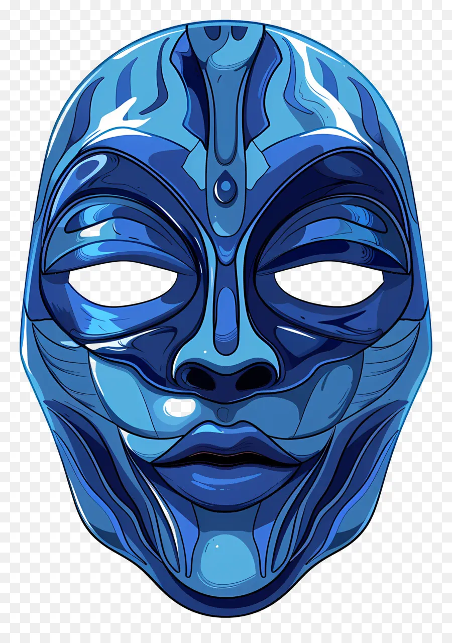 Mascarilla，Máscara Azul PNG