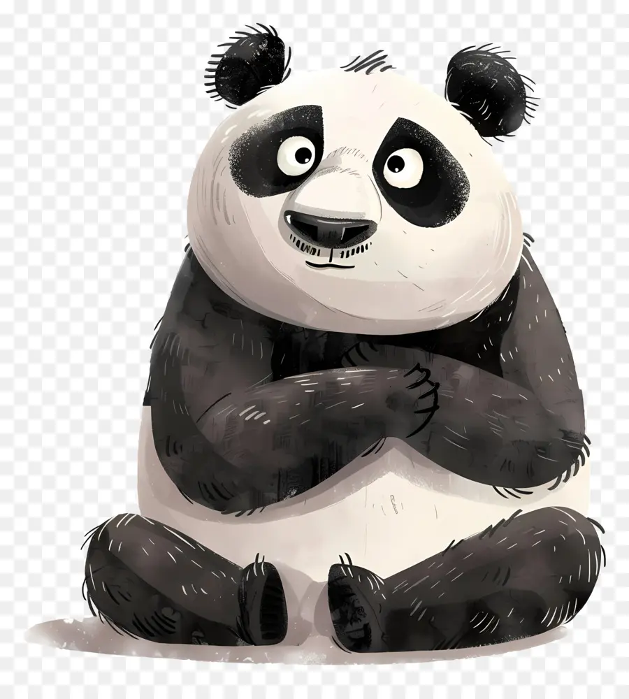 De Dibujos Animados Panda，Panda PNG