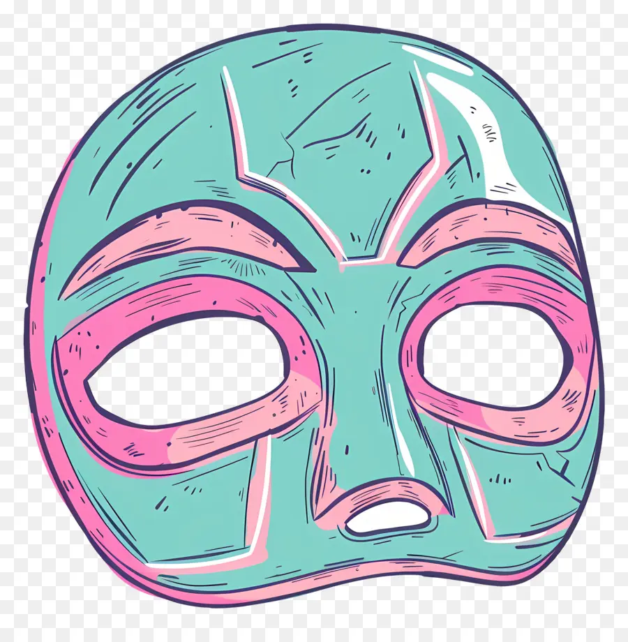 Mascarilla，Azul PNG