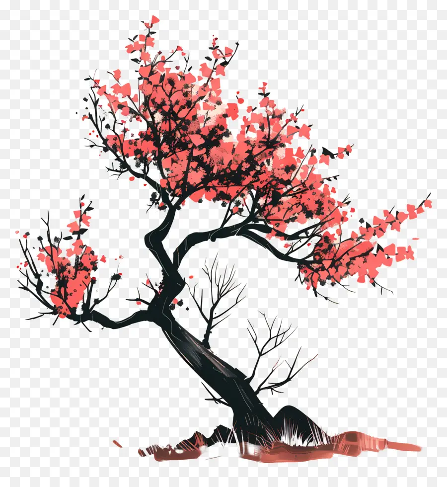 Tree Clipart，De Los Cerezos En Flor PNG