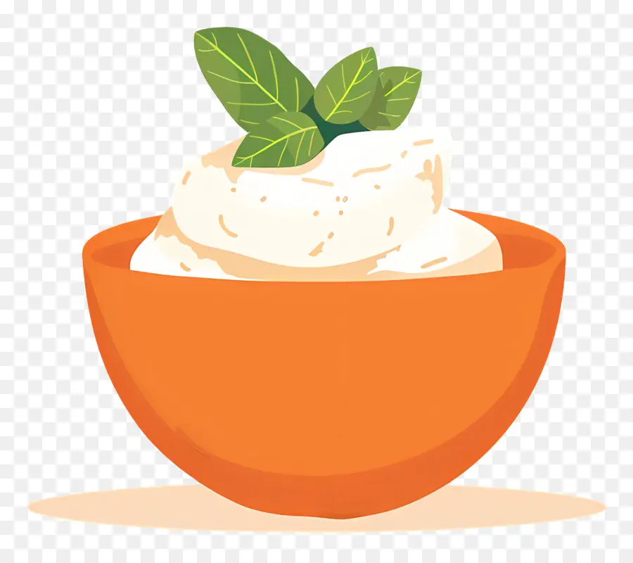 Cuajada Del Queso，Helado De Vainilla PNG