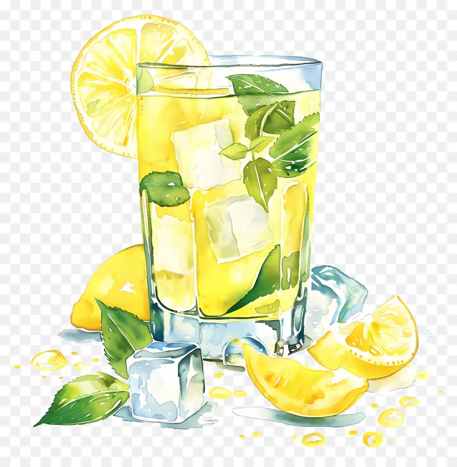 Limonada，Los Cubos De Hielo PNG