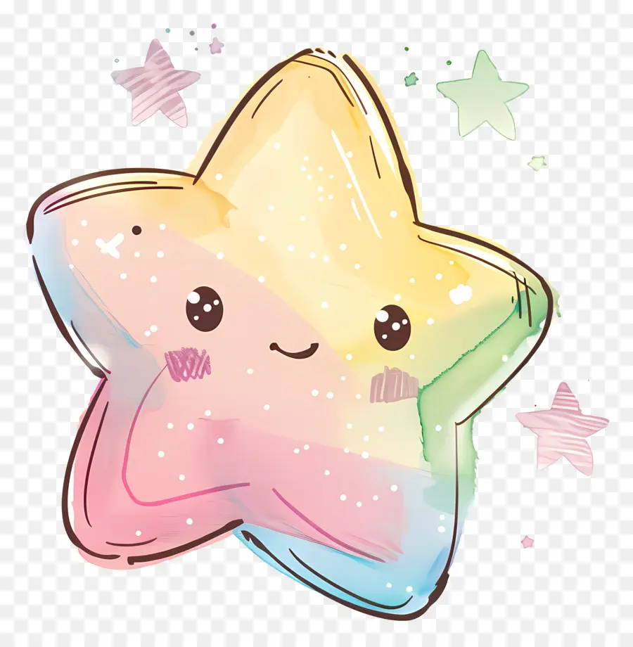 Doodle Estrellas，De Dibujos Animados De Estrellas PNG