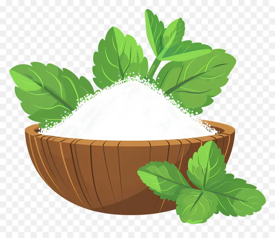 Hojas De Stevia，Polvo PNG